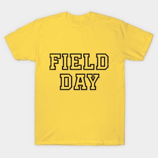 Field Day 2022 For school teachers kids and family yellow T-Shirt